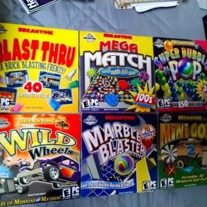 Breaktime PC CD-ROM SOFTWARE * LOT OF 6